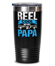 Reel Cool Papa Gifts From Daughter Funny Fishing Tumbler Fathers Day Gift  - £26.08 GBP