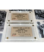 WOODSTOCK 2 1969 BLACK $7.00 SATURDAY TICKET STUBS JIMI HENDRIX JANIS JO... - £246.39 GBP