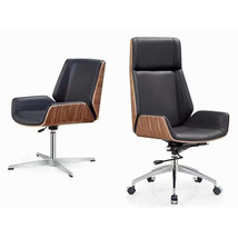 Executive Meeting Office Reception Walnut wood Chair - £243.62 GBP+