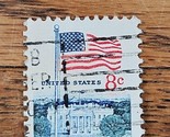 US Stamp Flag Over White House 8c Used 1338F - $0.94