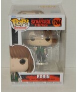 Funko Pop Television Stranger Things #1244 Robin Vinyl Figure NIP - $497.80 MXN