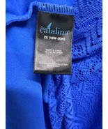 Catalina Cobalt Blue Lace Tankini Top Swim Swimsuit Top 2X - $23.04 CAD