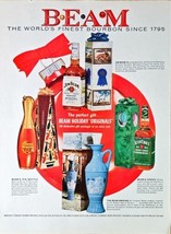 BEAM - The Finest Bourbon Since 1795 - Holiday - Christmas 1961 Vintage ... - $12.52 CAD