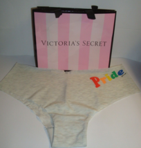 Victoria&#39;s Secret Pink No Show Cheekster Panty Gray Pride Collection Pride Xl - £10.16 GBP