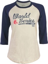 Boston Red Sox Womens Majestic 2018 World Series 3/4 Sleeve T-Shirt - NWT - $17.99