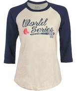 Boston Red Sox Womens Majestic 2018 World Series 3/4 Sleeve T-Shirt - NWT - €15,44 EUR