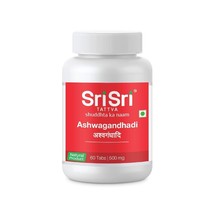 Sri Sri Tattva Ashwagandhadi Tablet 60 nos Ayurvedic MN1 (Pack of 2) - $18.80