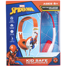 Marvel Spiderman Kid Safe Headphones (HP-0062-SPIDERM) - £14.86 GBP