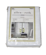 Allen Roth Sheer Palma Grommet Top Panel White 52x84in 939076 - €22,27 EUR