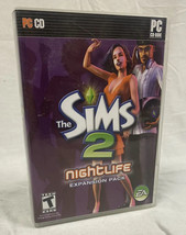 The Sims 2 (Two) - Nightlife Expansion Pack (PC CD-ROM) Complete w/ Manual & Key - $8.51