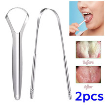 2x Orysin Tongue Scraper Stainless Steel Oral Hygiene Cleaner Fresh Breath - $9.99