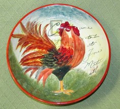 Susan Wingate Red Rooster Bowl Pasta Serving 13&quot; Round Certified International - £24.96 GBP