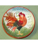 SUSAN WINGATE RED ROOSTER BOWL PASTA SERVING 13&quot; ROUND CERTIFIED INTERNA... - £23.30 GBP