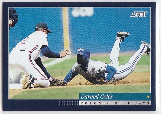 M) 1994 Score Baseball Trading Card - Darnell Coles #537 - $1.97