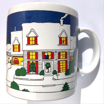 TAYLOR &amp; NG Joyous Noel Christmas Holiday Coffee Cup Ceramic Mug Japan - £12.27 GBP
