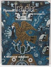 Vintage Plymouth Traveler September 1971 Mexican Holiday Magazine Brochure - £38.24 GBP