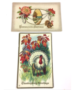 1910 Thanksgiving Greetings Cards. Going Home for Thanksgiving, Embossed. - £6.07 GBP