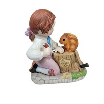 Franklin Porcelain Debbie Bell Jarrett SETH Boy With Squirrel Porcelain ... - £11.00 GBP