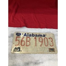 Vintage 1980&#39;s Alabama &quot;Heart of Dixie&quot; License Plate 56B 1903 Expired - $9.50 CAD