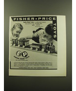 1959 Fisher-Price Huffy Puffy Train Advertisement - £14.55 GBP
