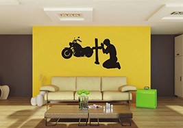 Picniva Motorcycle sty10 Removable Vinyl Wall Decal Home Dicor - £6.84 GBP
