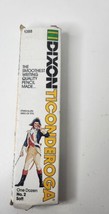 Vintage Dixon Ticonderoga Pencils #2 Soft 12  Pack 1388  Ethan Allen Hero  1775 - £7.81 GBP