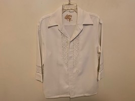 Vintage Liberté Maison 60s 70s IOLANI Hawaii Tiki Dentelle Salon Chemise... - $59.82