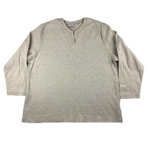 Pendleton Shirt Women’s XL Beige Henley Long Sleeve 100% Cotton - £15.99 GBP