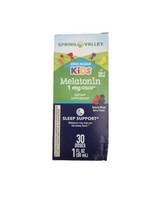 Spring Valley Kids Melatonin 1mg Dietary Sleep Support Supplement, Berry New - £14.05 GBP