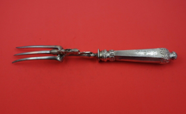 French Sterling by Various Makers Sterling Silver Roast Carving Fork 9 1/4&quot; - £228.70 GBP