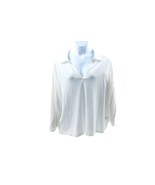 Women Top Karen Scott Plus Size Cotton Open-Neck Polo Top Ivory Size 3X - $301.39 MXN