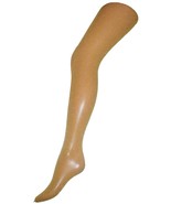 Natural with GOLD Lurex FISHNET Tights Net Hosiery PANTYHOSE Glitter Spa... - $19.04 CAD