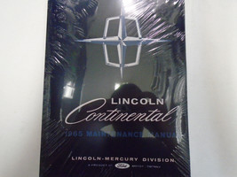 1965 FORD LINCOLN CONTINENTAL Maintenance Service Repair Shop Manual NEW... - $120.31