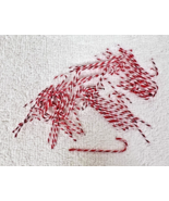 45 Paper Candy Canes 1 1/2 Inch Perfect For Christmas Crafts Clean Fun - $16.34