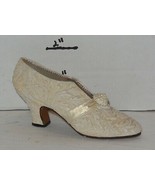 1999 JUST THE RIGHT SHOE #25031 MINIATURE I DO High Heel White Raine Willit - $15.07