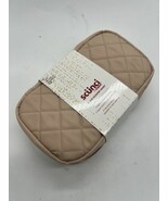 Scunci Makeup Bag Case Nail Polish  Zipper Compartment Organizer Rose Gold - $8.13 CAD
