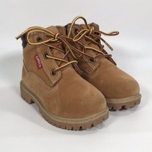 LEVI&#39;S Toddler Boots 6 M Wheat/Brown Laced Up 556989-19B Kids Levis - £10.35 GBP