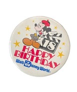 Disney Button Pin Happy 18th Birthday Director Mickey Mouse Walt Disney ... - £7.86 GBP