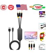 6Ft USB C to RCA Adapter - Effortless Audio/Video Connection for TV &amp; Sp... - $810.95 MXN