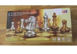 Chess Folding Magnetic 10&quot; Board Travel Set   - £12.51 GBP