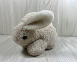Eden vintage plush cream beige tan bunny rabbit baby rattle stuffed anim... - $9.35