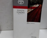 2011 Toyota Tundra Owners Manual - $67.31