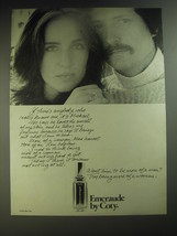 1974 Coty Emeraude Perfume Ad - If there's anybody who really knows me - $18.49