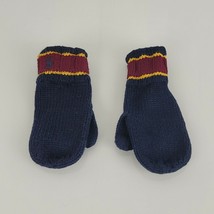 Ralph Lauren Toddler Mittens Knit Sweater Navy Blue Mustard Burgundy 2t ... - $19.80