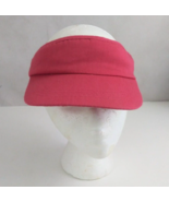 Solid Dark Pink Women&#39;s Adjustable Visor - $238.73 MXN
