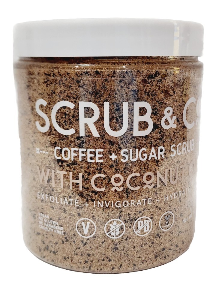 Scrub &amp; Co COFFEE SUGAR SCRUB Coconut Oil Exfoliate Hydrate Skin 19 oz/5... - $42.99