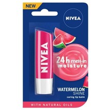 Nivea 24 hour Melt-in Moisture Caring Lip Balm, Watermelon Shine 4.8 g - £9.24 GBP