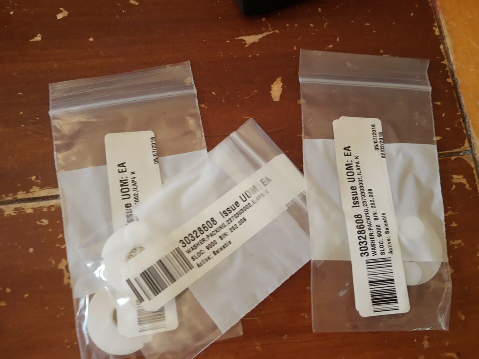 NEW LOT of 3 ILAPAK Packing Machine Infeed Guide Disk Washer # 2370303002 - $37.99