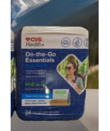 ON THE GO Essentials FIRST AID KIT 34 PIECE KIT +FIRST AID GUIDE Metal Case - $10.77