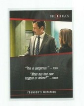 THE X FILES 2018 RITTENHOUSE SEASONS 10 &amp;11 THE QUOTABLE INSERT CARD #Q5 - £3.97 GBP